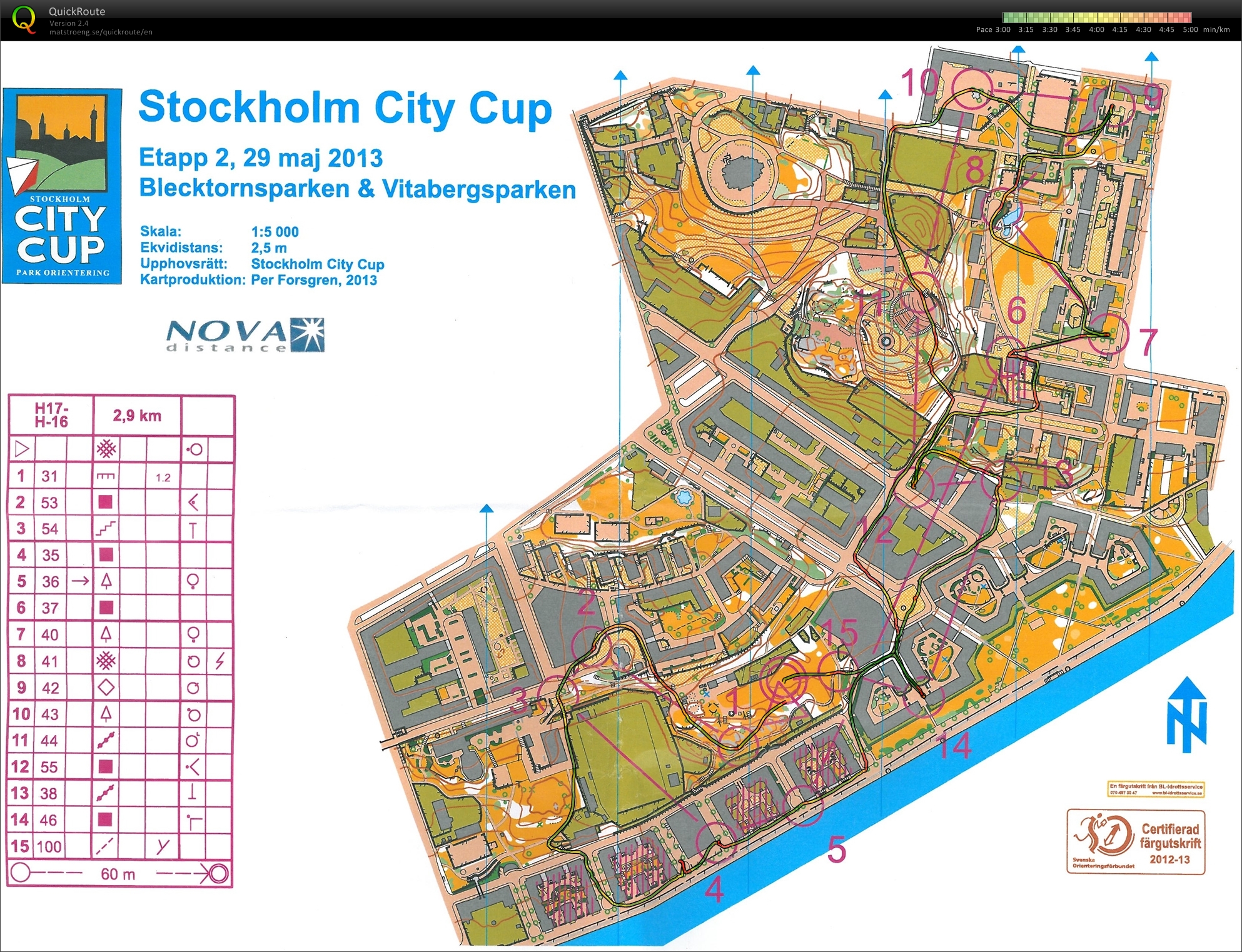 Stockholm City Cup, etapp 2 (29/05/2013)