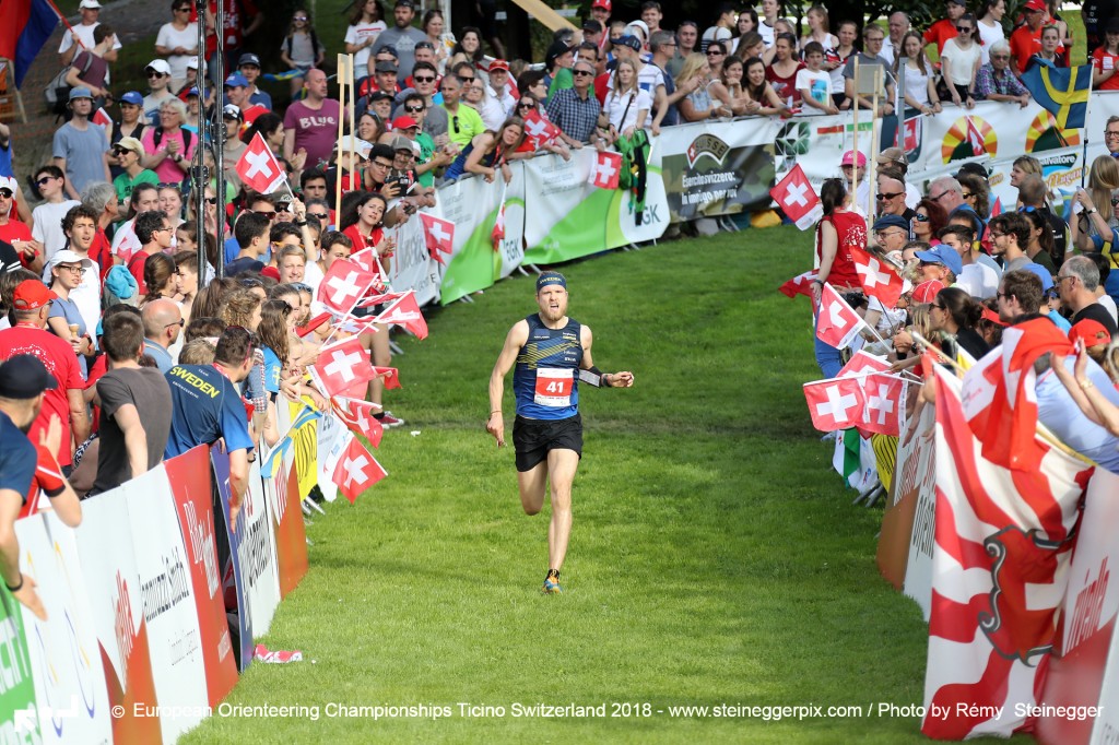 Gustav Bergman (SWE, 10.) - Sprint Final EOC 2018 Ticino Switzerland